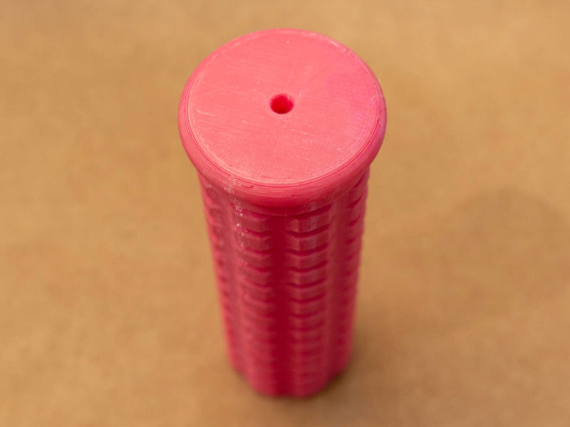 image of 1 pink big grips wheelchair handle grips