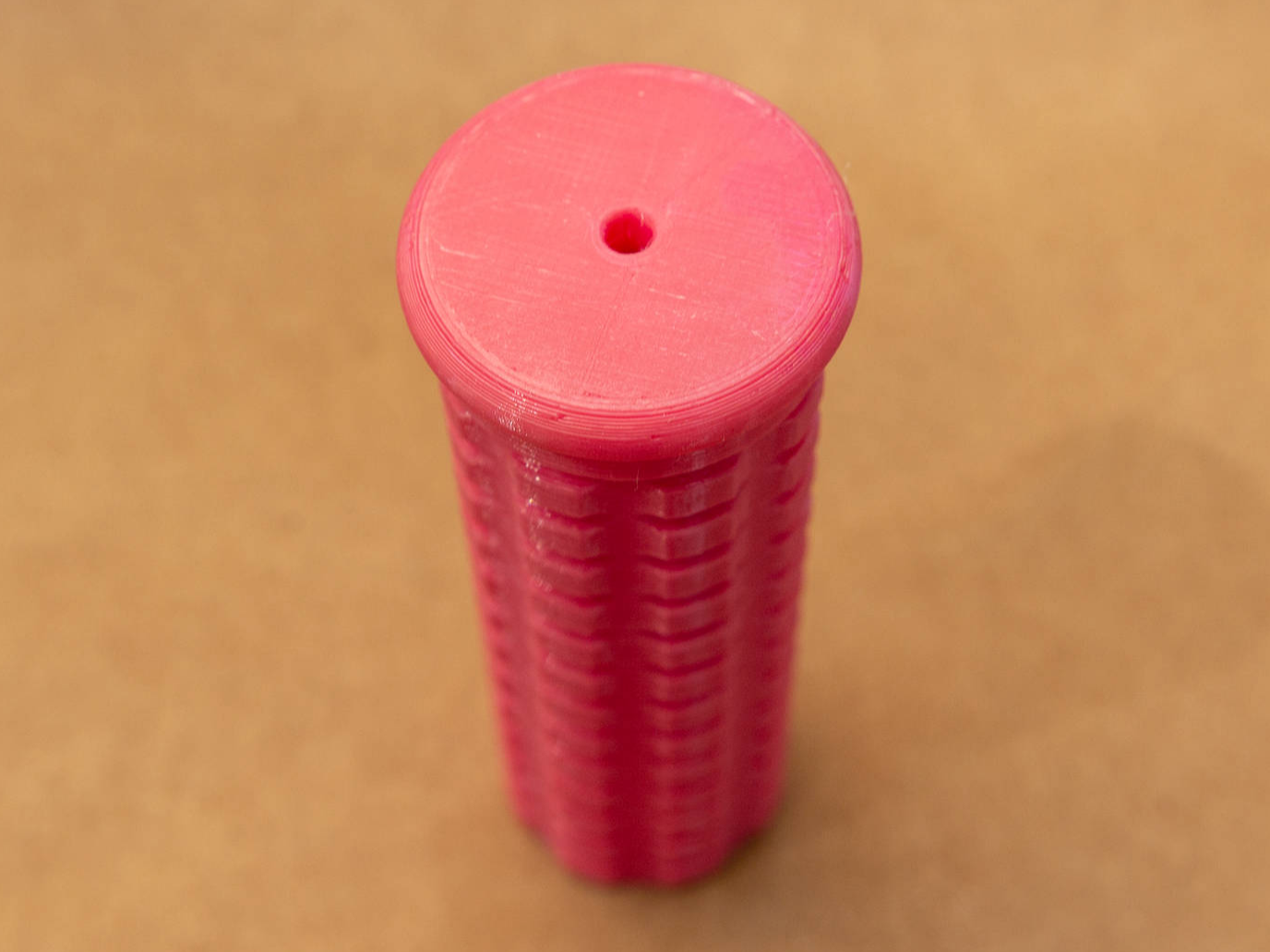 image of 1 pink big grips wheelchair handle grips